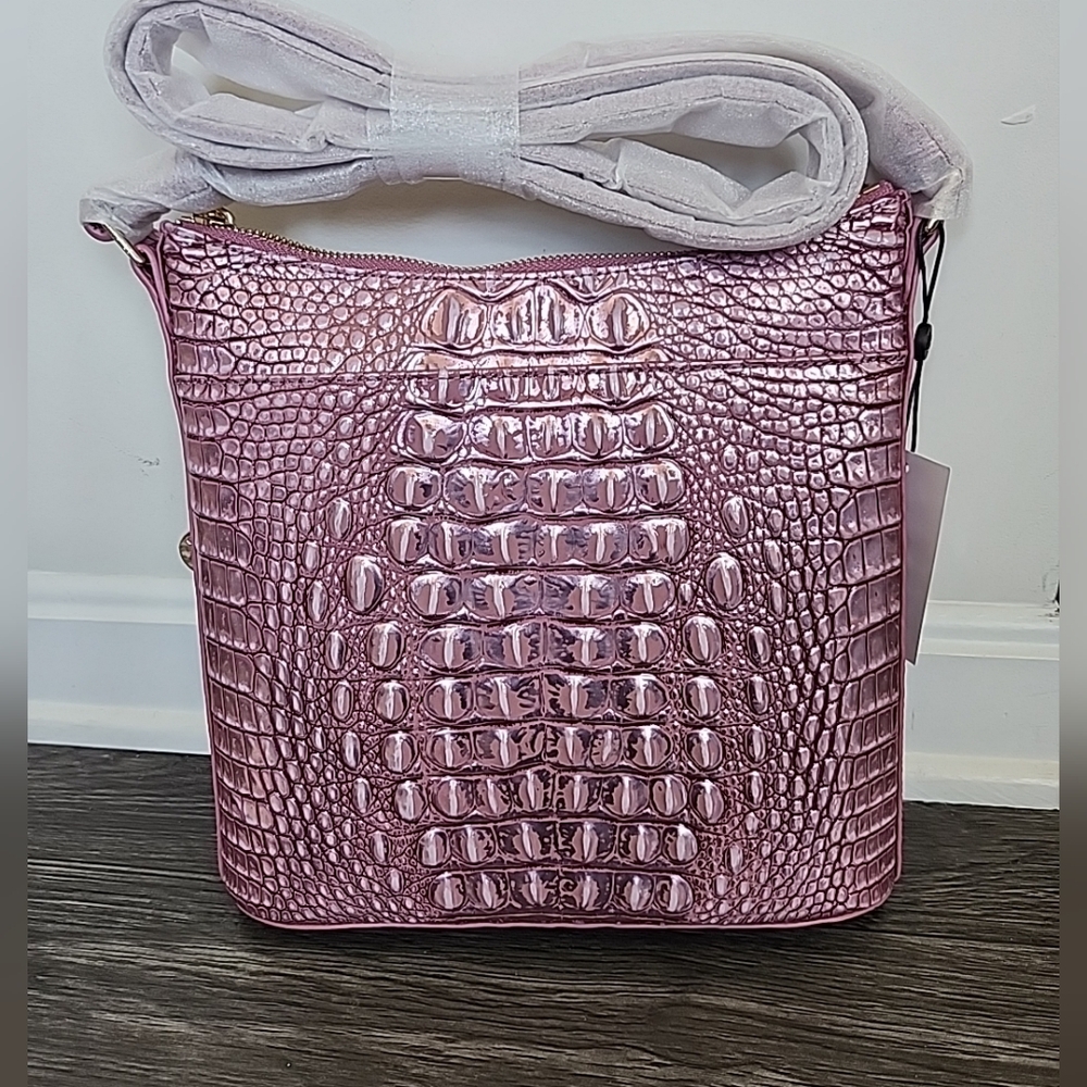 Nwt Brahmin Katie Mulberry Potion Melbourne bag - Picture 7 of 12